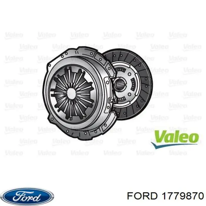 Kit de embraiagem (3 peças) Ford 1779870 preço, a partir de 115,61 USD