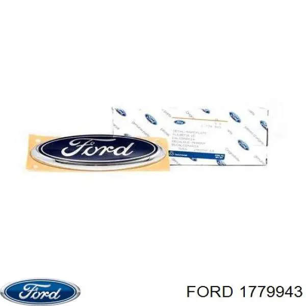  Emblema de tampa de porta-malas (emblema de firma) Ford Mondeo IV sedan (CA2) (2007 - 2014) IV
