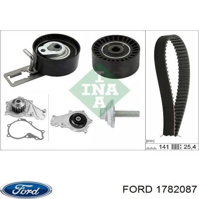 Compre 1782087 Ford Reguladora de tensão da correia do mecanismo de distribuição de gás