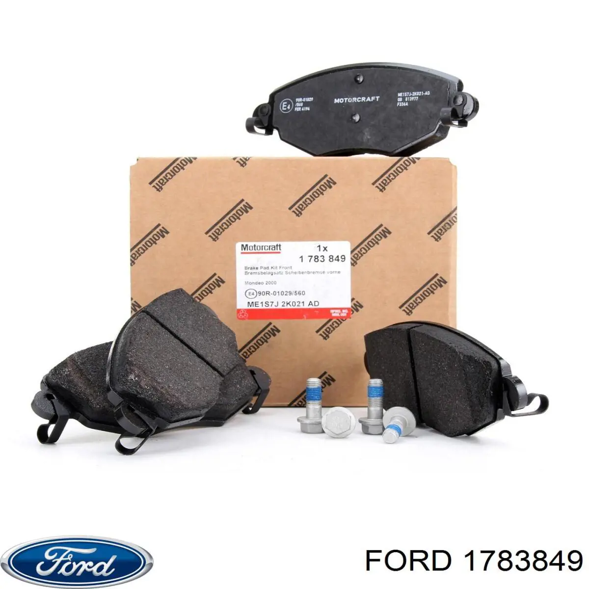 Sapatas do freio dianteiras de disco Ford 1783849 preço, a partir de 40,93 USD