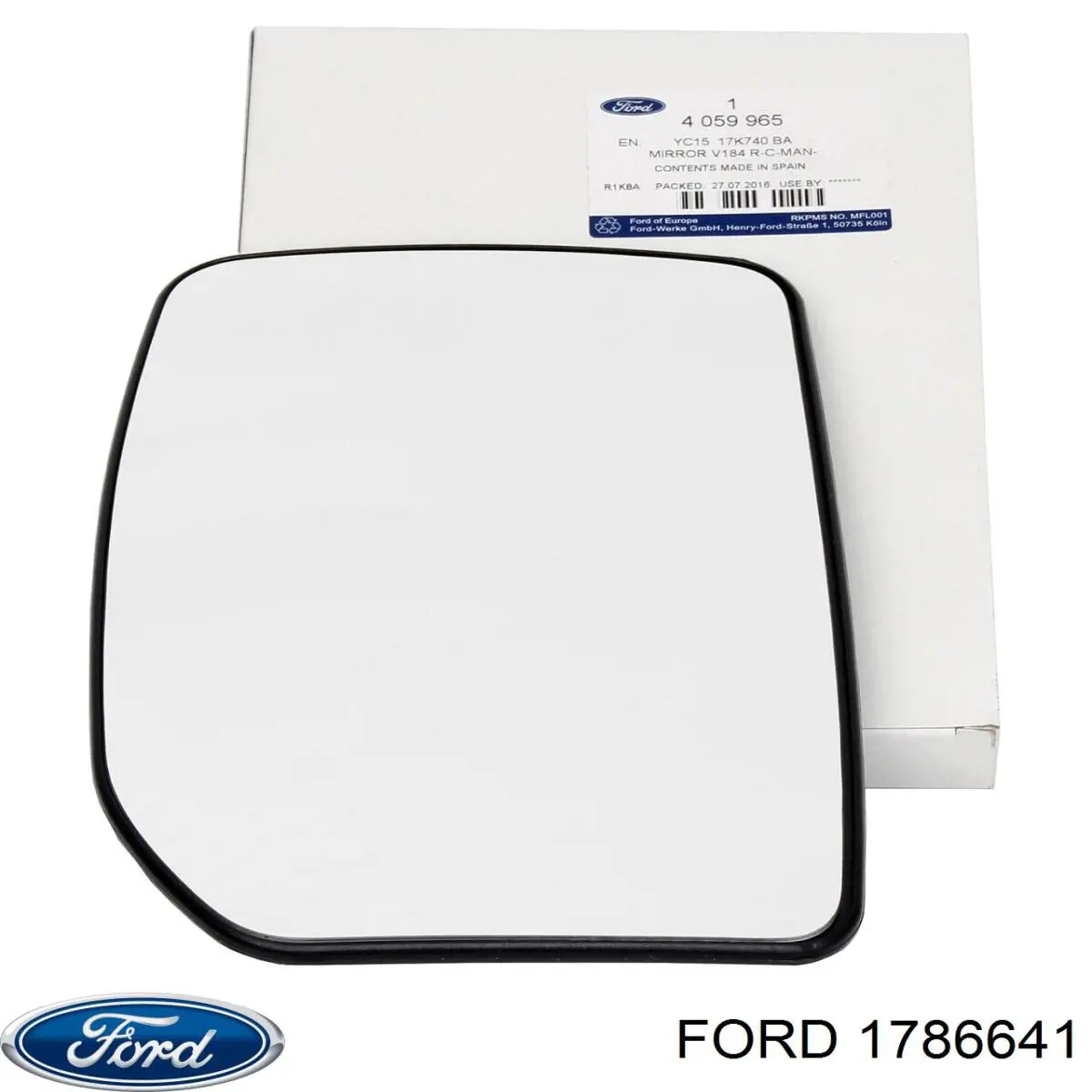 Compre 1786641 Ford Espelho de retrovisão esquerdo