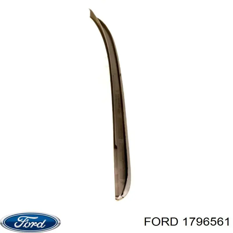 1796561 Ford Moldura esquerda de pára-brisas