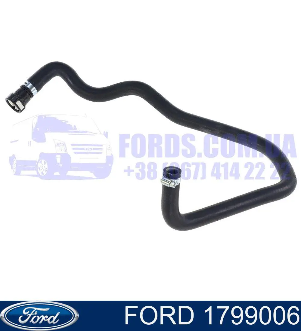 1799006 Ford Mangueira do radiador de aquecedor (de forno), fornecimento