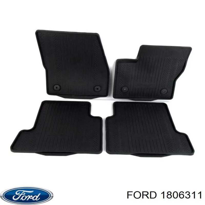 Tapetes dianteiros + traseiros, kit Ford 1806311 preço, a partir de 129,89 USD