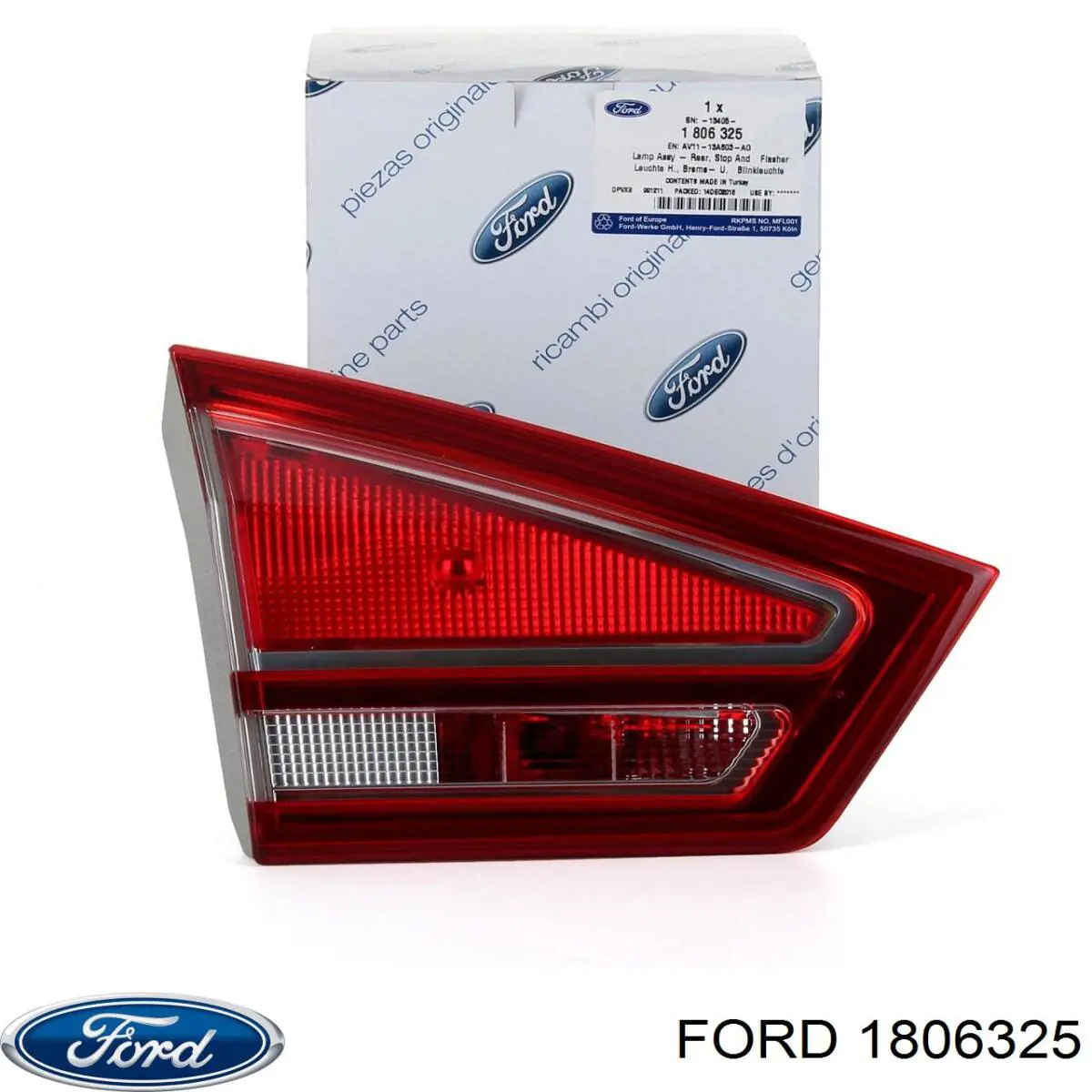 AV1113A603AG Ford Lanterna traseira esquerda