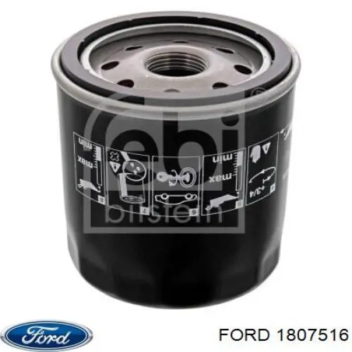 Filtro de óleo Ford 1807516 preço, a partir de 9,72 USD