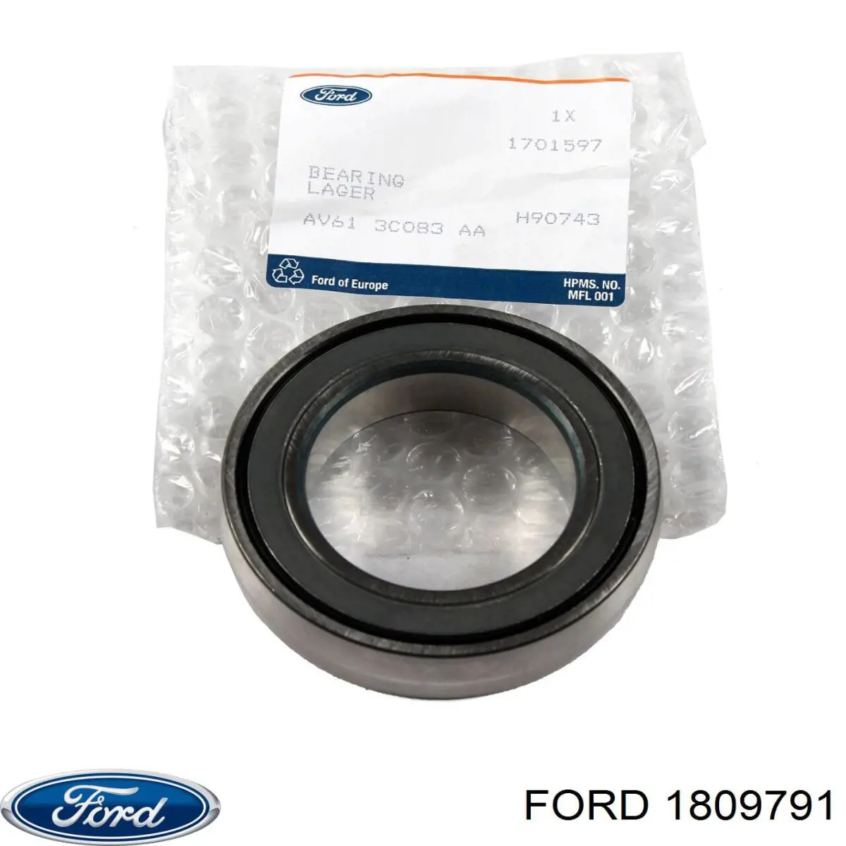 Compre 1809791 Ford Grade de proteção da suspensão de lâminas traseira