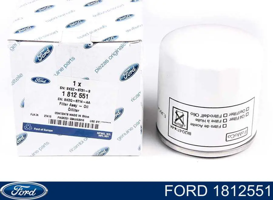 Compre 1812551 Ford Filtro de óleo
