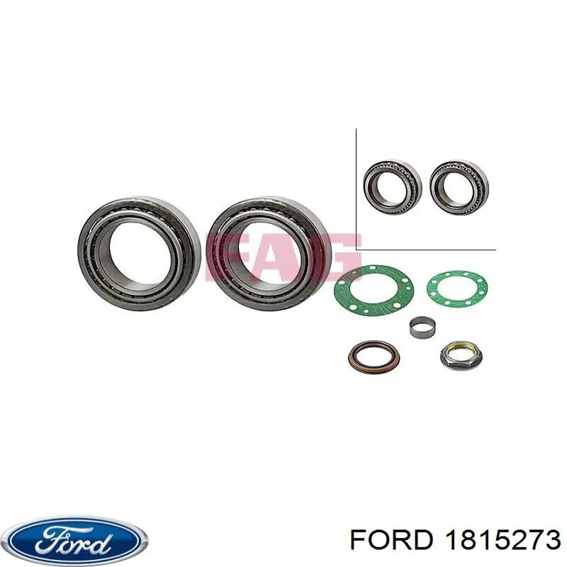 Compre 1815273 Ford Rolamento de cubo traseiro