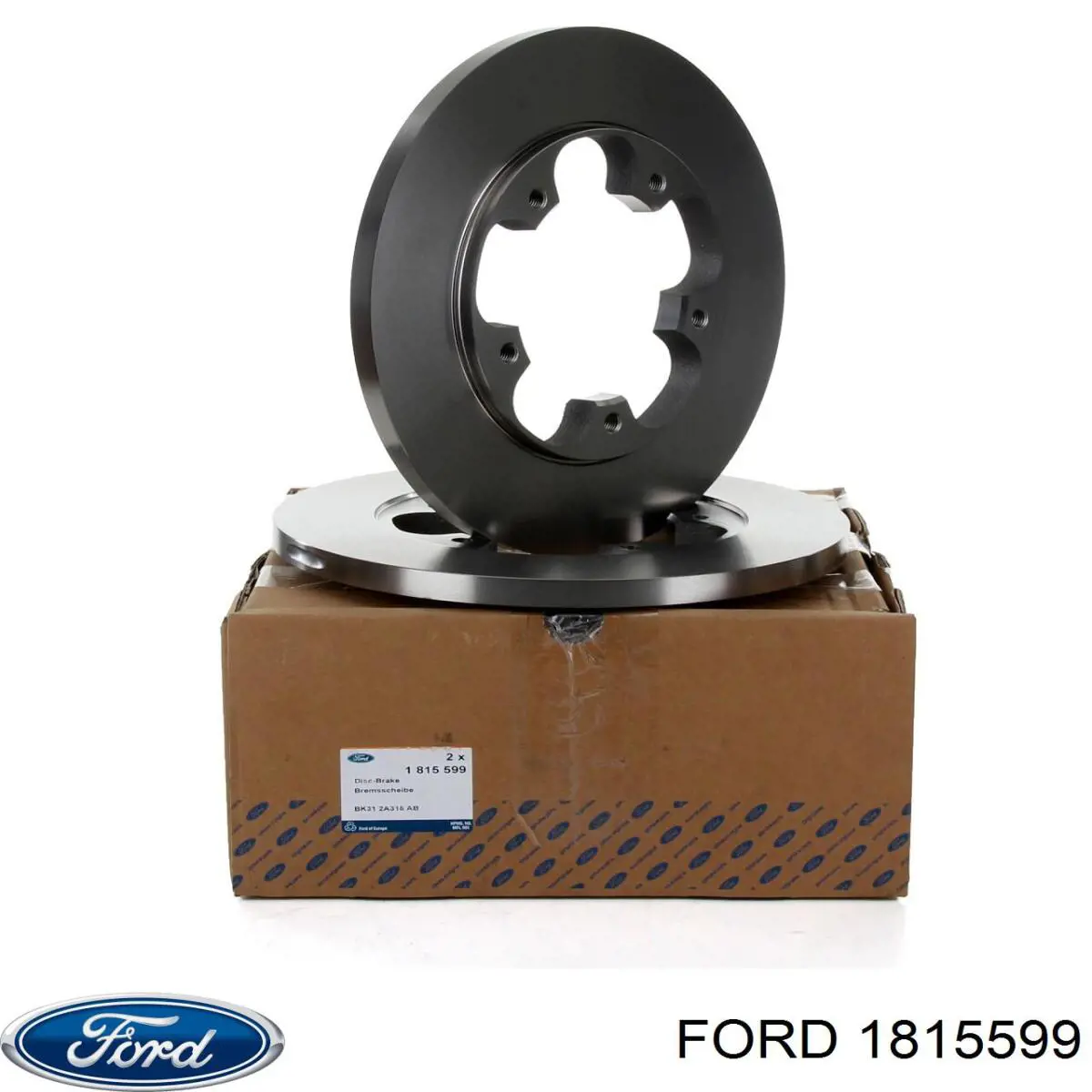 1815599 Ford Disco do freio traseiro