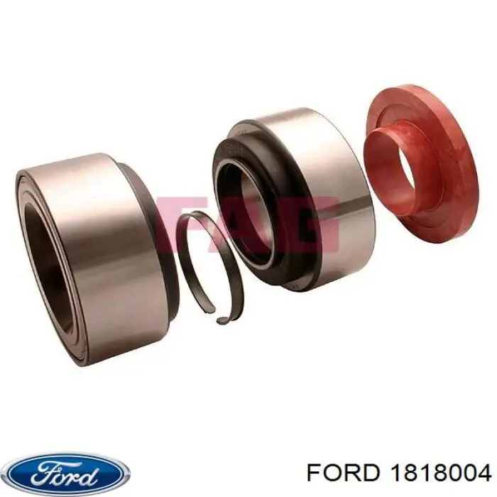 1818004 Ford Suporte do freio traseiro esquerdo