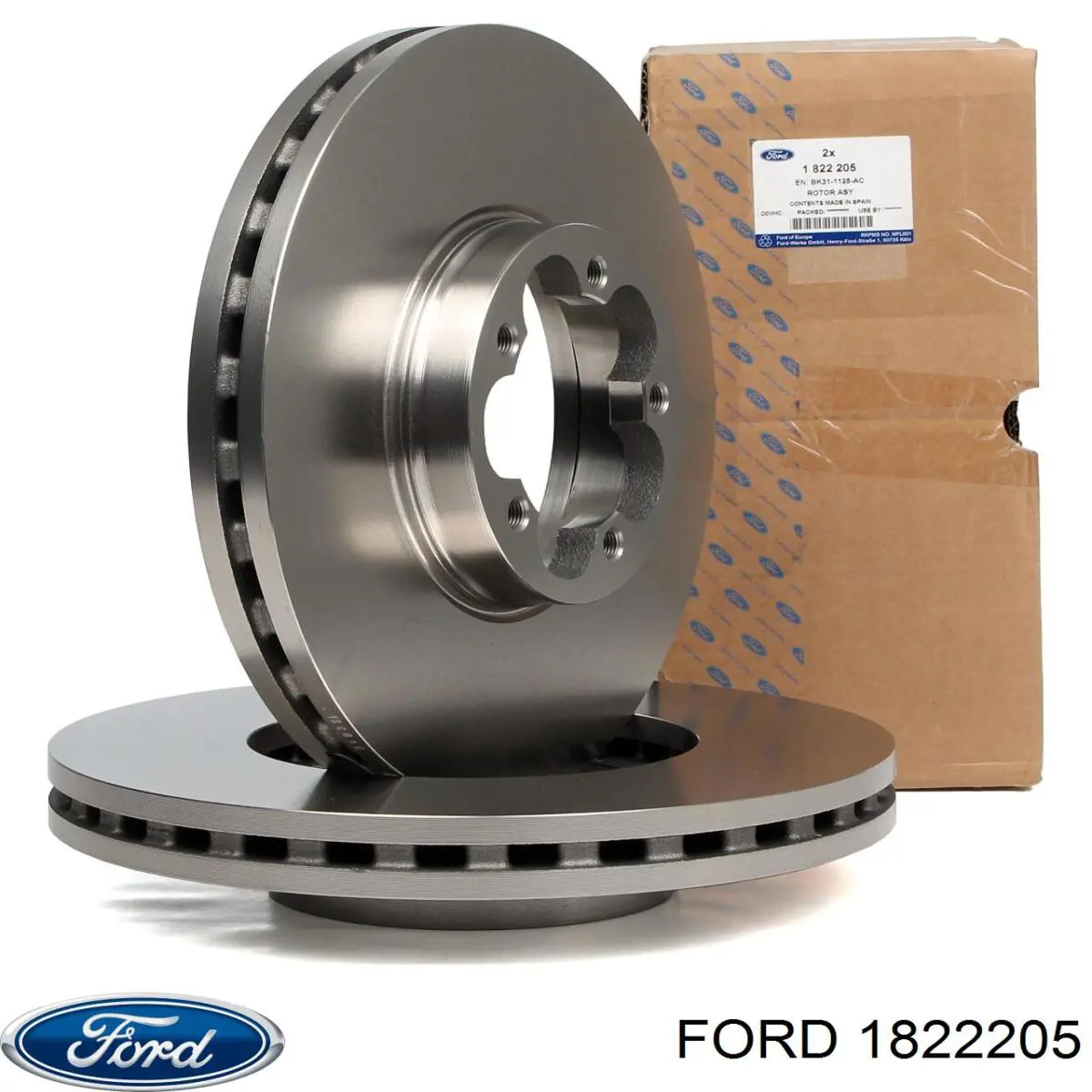 1822205 Ford Disco do freio dianteiro