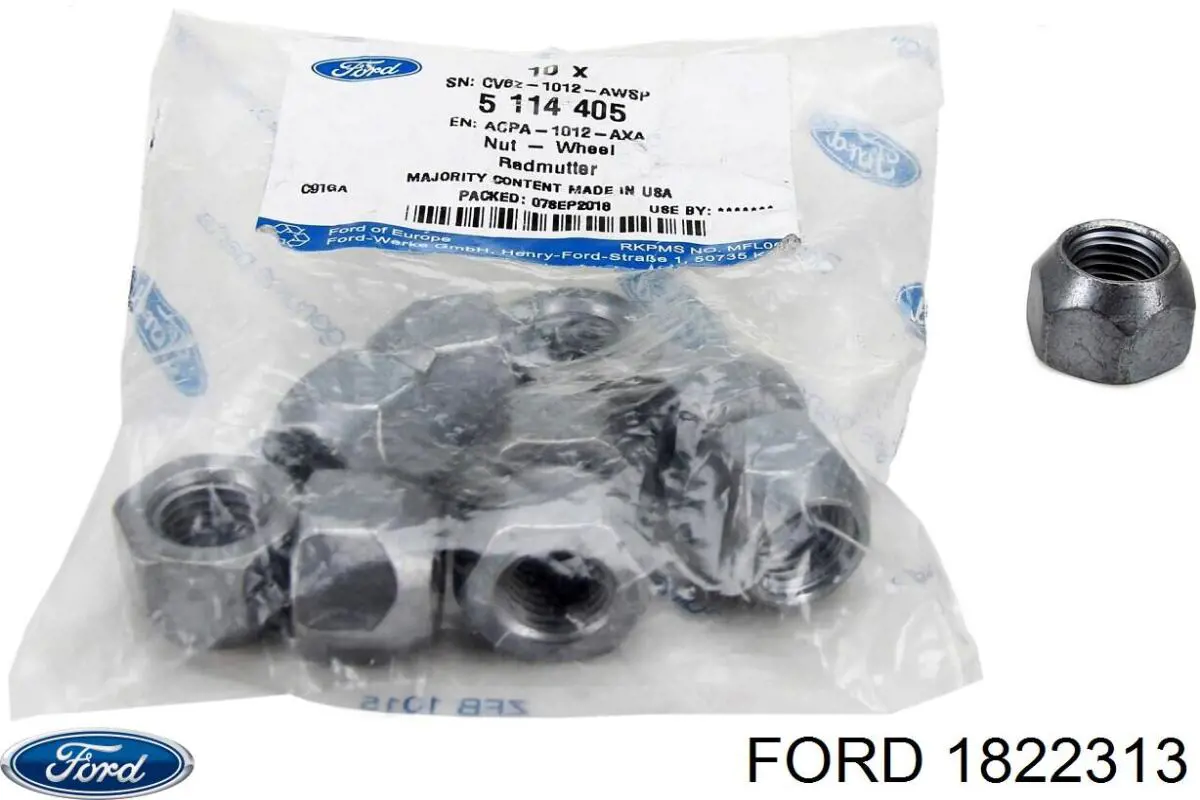 Compre 1822313 Ford Coberta de disco de roda