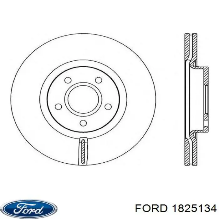 Disco do freio dianteiro Ford 1825134 preço, a partir de 64,70 USD