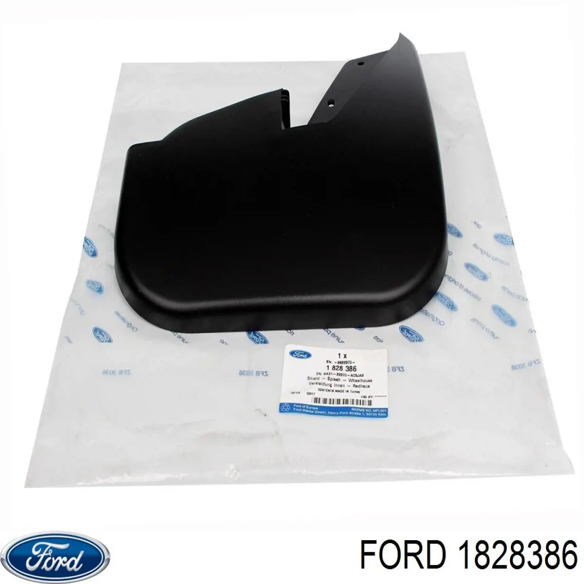 1828386 Ford Protetor de lama traseiro direito