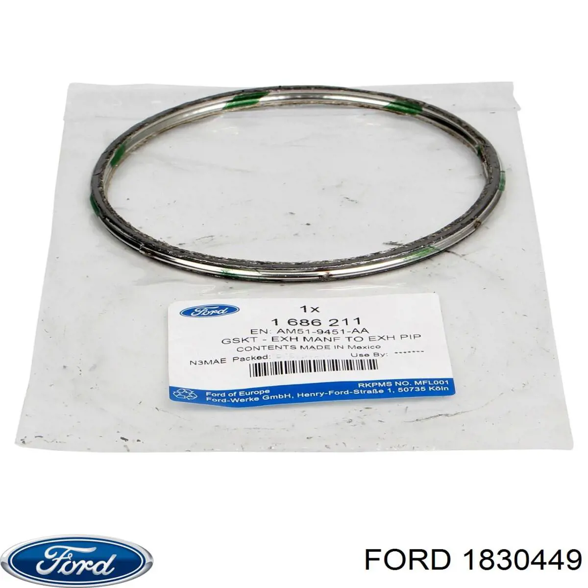 Compre 1830449 Ford Vedante de tubo coletor de admissão