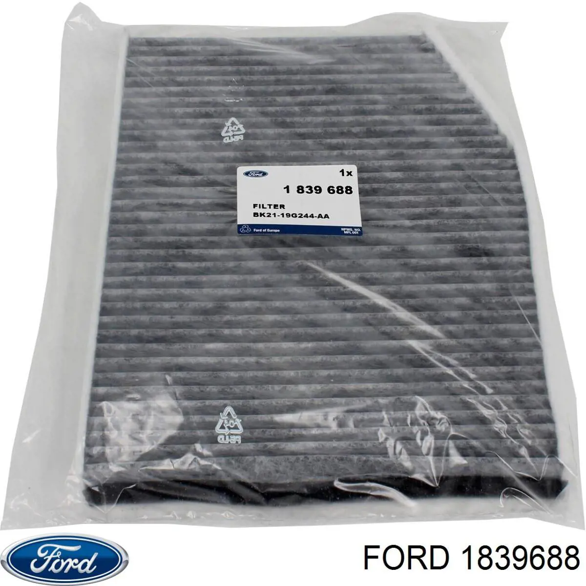 1839688 Ford Filtro de salão