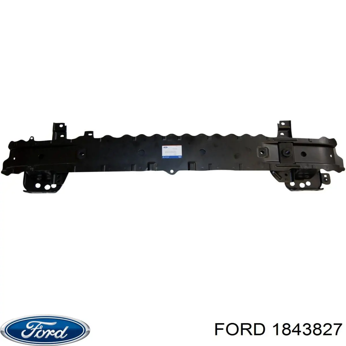 1843827 Ford Reforçador do pára-choque dianteiro