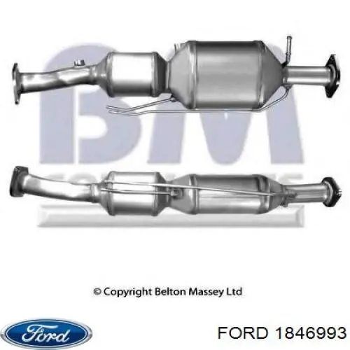 AV415H250DA Ford Filtro de partículas do sistema dos gases de escape