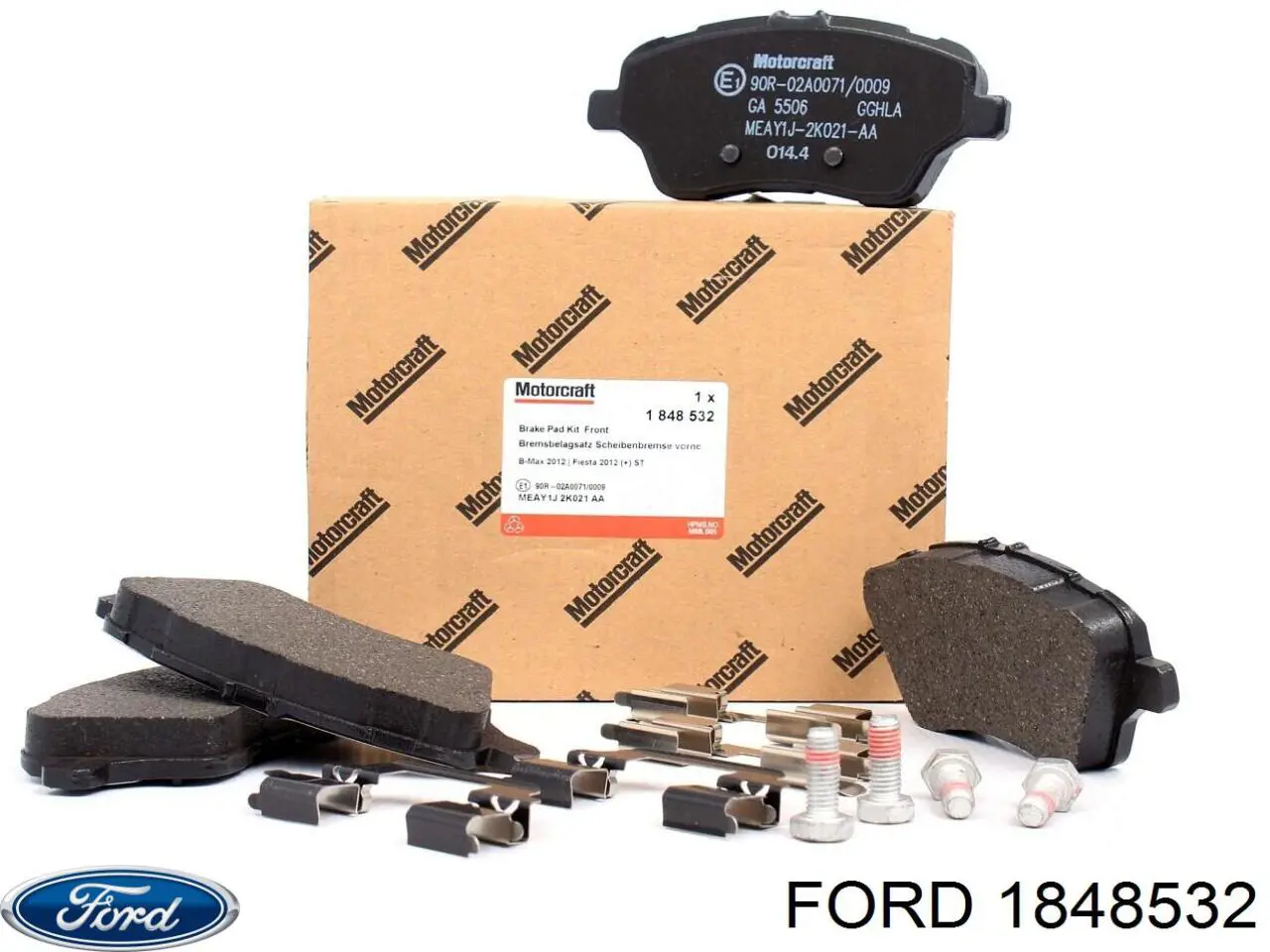 Sapatas do freio dianteiras de disco Ford 1848532 preço, a partir de 34,41 USD