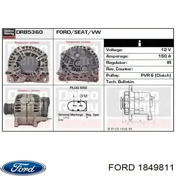 Montante de estabilizador traseiro Ford 1849811 preço, a partir de 19,72 USD