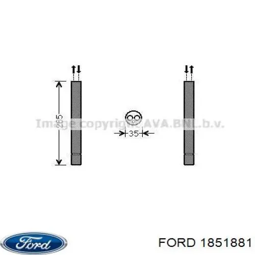 1851881 Ford Tanque de recepção do secador de aparelho de ar condicionado