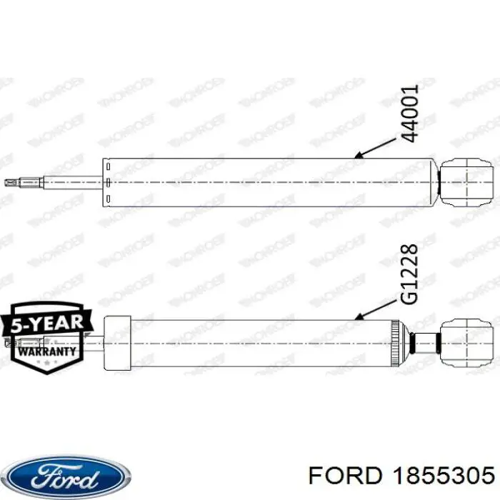 Amortecedor traseiro Ford 1855305 preço, a partir de 29,26 USD