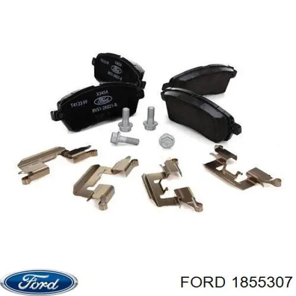 Compre 1855307 Ford Sapatas do freio dianteiras de disco