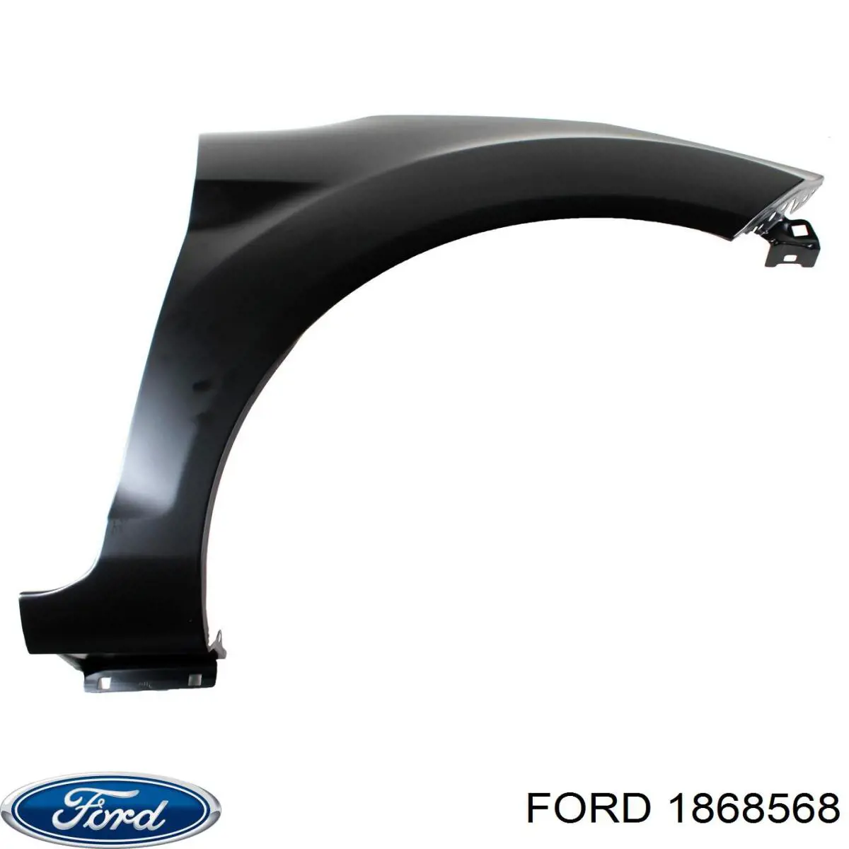 1868568 Ford Guarda-barras direito do pára-lama dianteiro