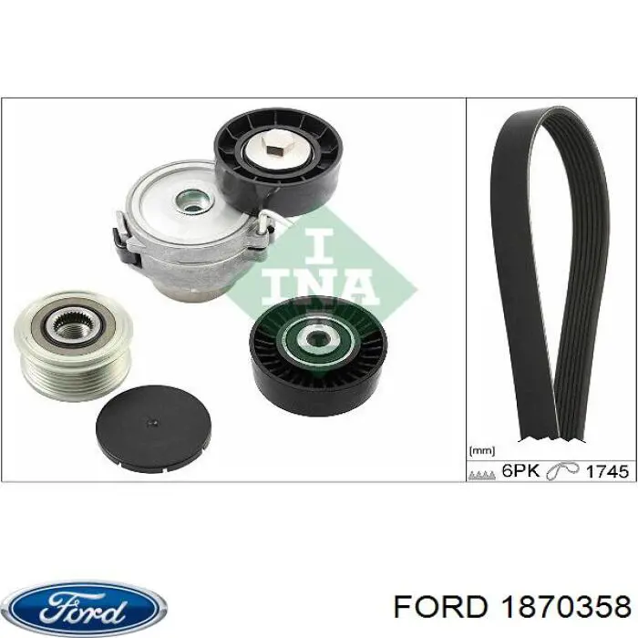 Reguladora de tensão da correia de transmissão Ford 1870358 preço, a partir de 39,75 USD