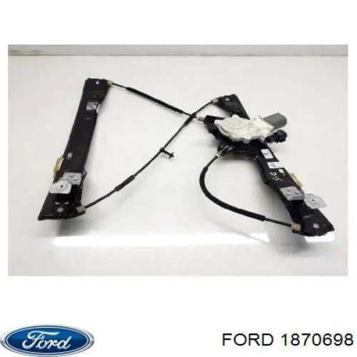 1870698 Ford Mecanismo de acionamento de vidro da porta dianteira esquerda
