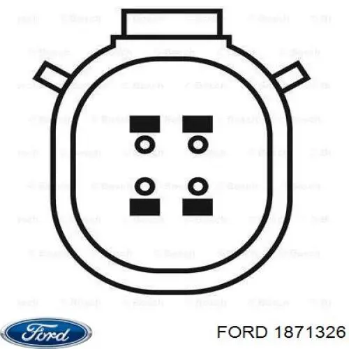 Compre 1871326 Ford Sonda lambda, sensor de oxigênio depois de catalisador