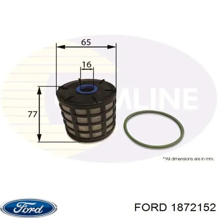Compre 1872152 Ford Filtro de combustível