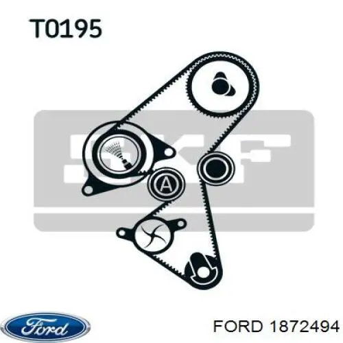 1872494 Ford Correia do mecanismo de distribuição de gás