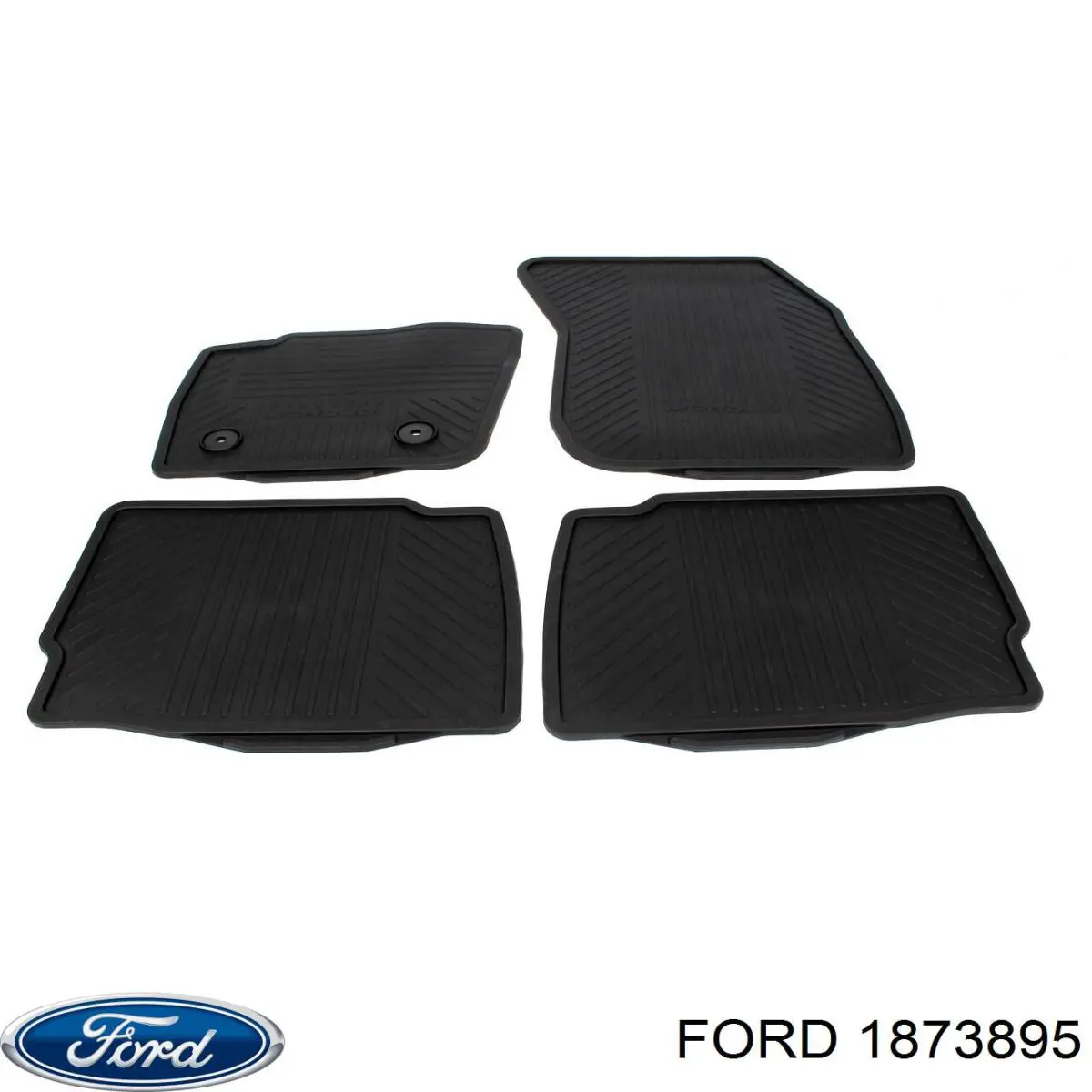 1873895 Ford Tapetes dianteiros + traseiros, kit
