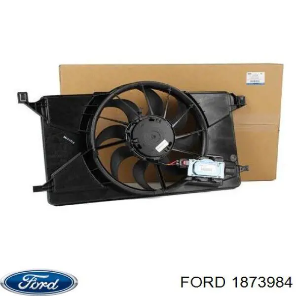 1873984 Ford Ventilador elétrico de esfriamento montado (motor + roda de aletas)