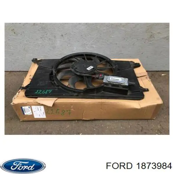 Ventilador elétrico de esfriamento montado (motor + roda de aletas) Ford 1873984 preço, a partir de 158,25 USD