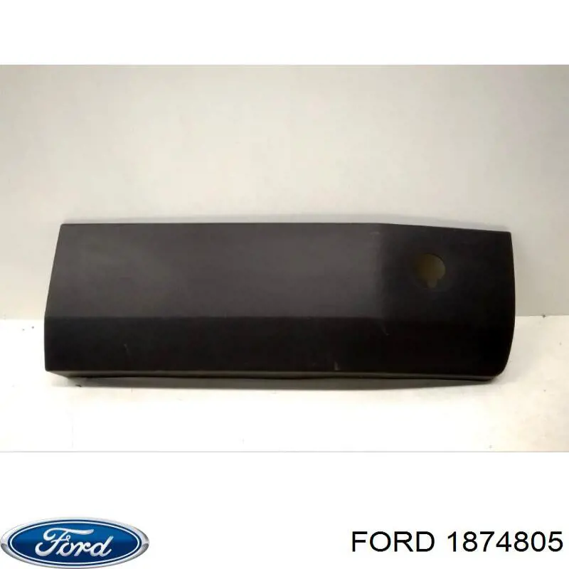 1874805 Ford Moldura da porta traseira direita