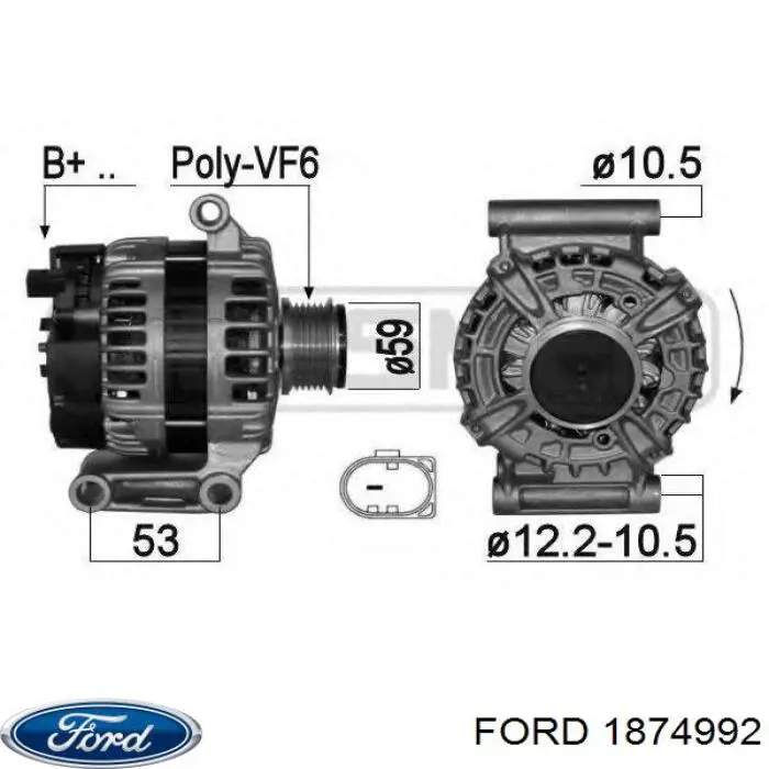 Gerador Ford 1874992 preço, a partir de 187,19 USD