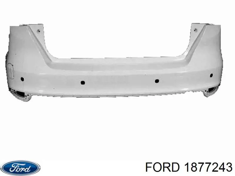 1877243 Ford Pára-choque traseiro