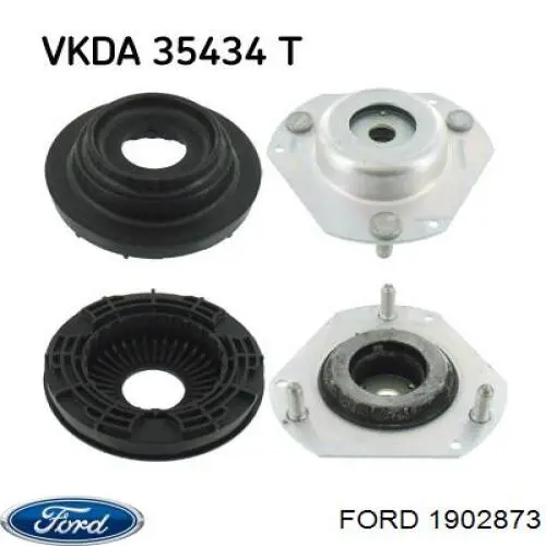 Rolamento de suporte do amortecedor dianteiro Ford 1902873 preço, a partir de 11,23 USD