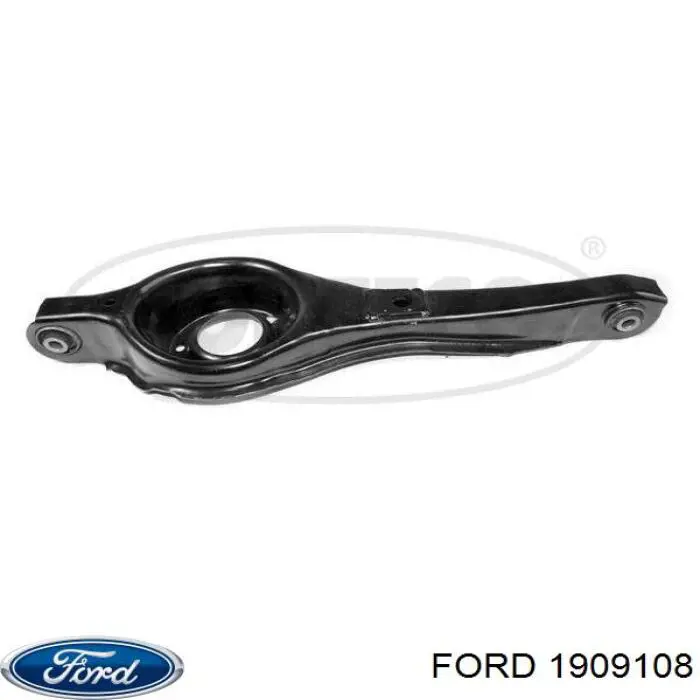 1909108 Ford Braço oscilante inferior esquerdo de suspensão traseira/direita