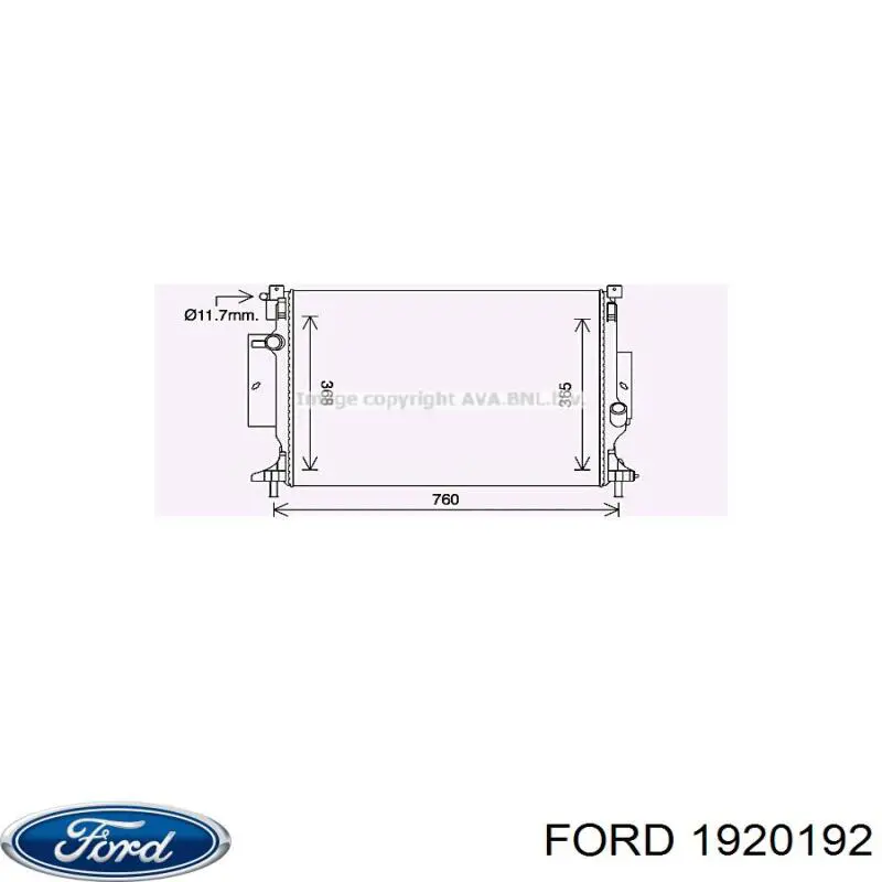 Compre 32C2082 Polcar Radiador de esfriamento de motor