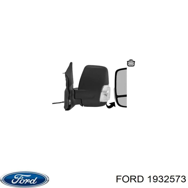 Compre 1932573 Ford Espelho de retrovisão esquerdo