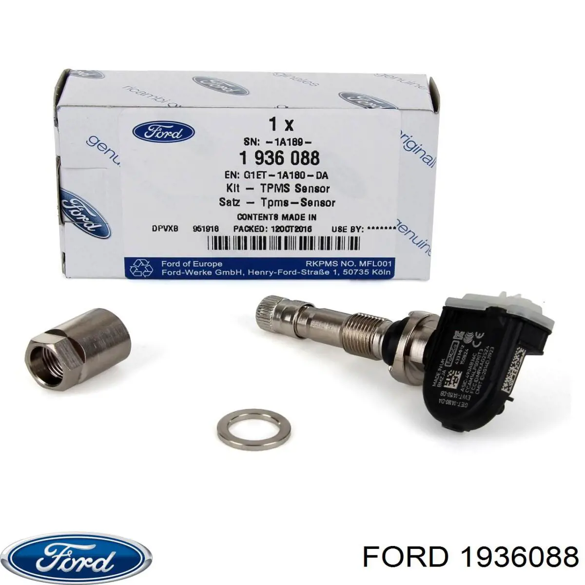 1936088 Ford Sensor de pressão de ar nos pneus