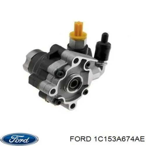 1C153A674AE Ford Bomba da Direção hidrâulica assistida