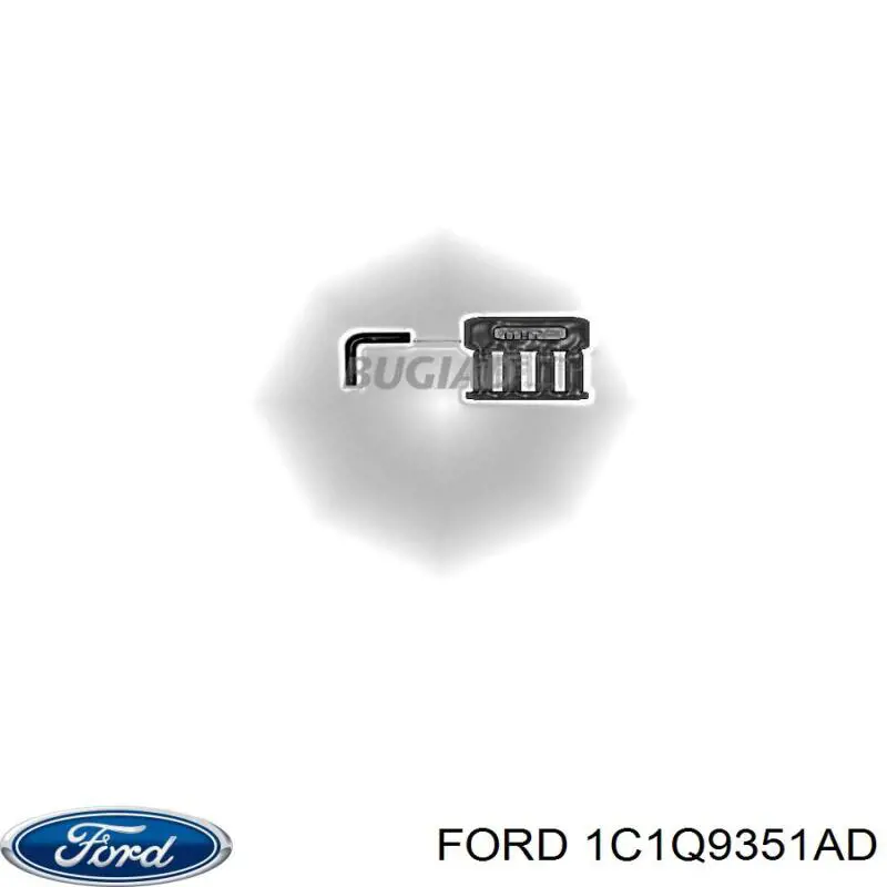 Compre 1C1Q9351AD Ford Cano derivado de ar, saída de turbina (supercompressão)