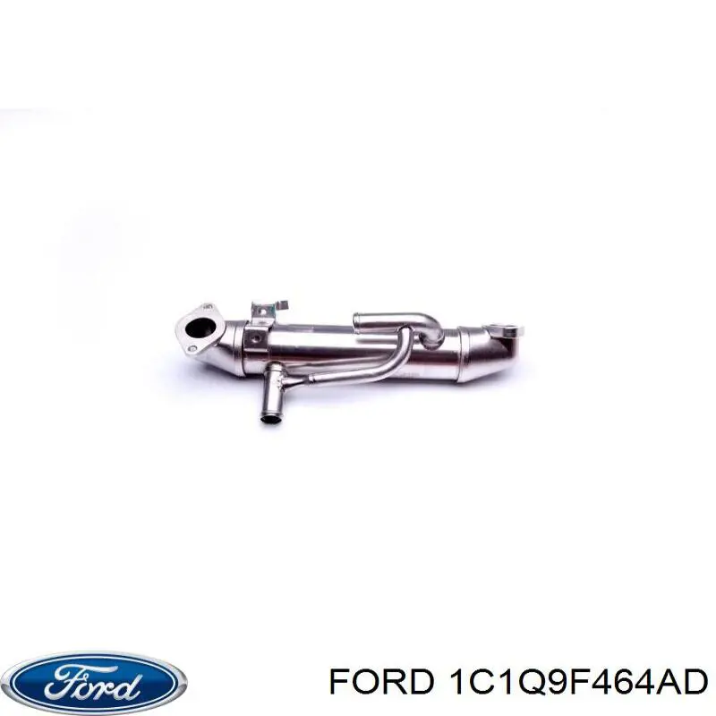 1C1Q9F464AD Ford Radiador do sistema EGR de recirculação dos gases de escape