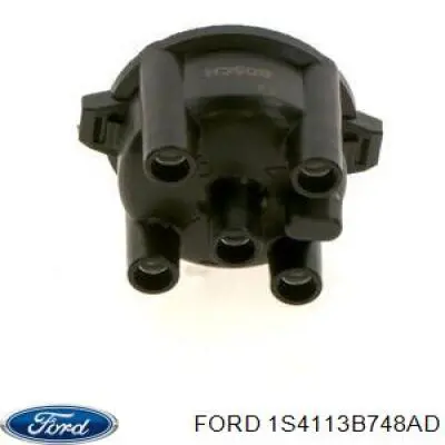 1S4113B748AD Ford Suporte do freio traseiro esquerdo