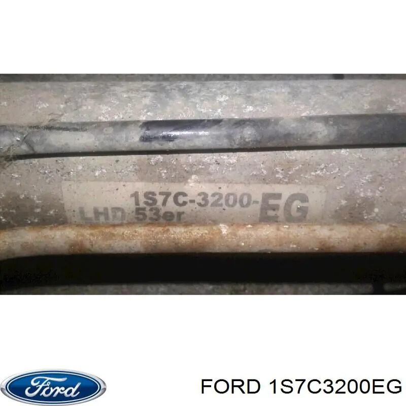 1S7C3200EG Ford Cremalheira da direção